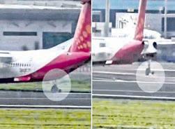 SpiceJet plane's wheel falls off after take-off from Kandla