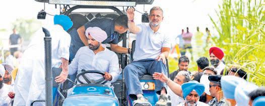 Rahul Gandhi visits flood-hit Punjab