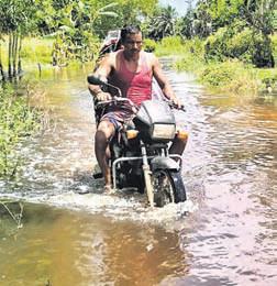 Rain cripples life in Bhograi