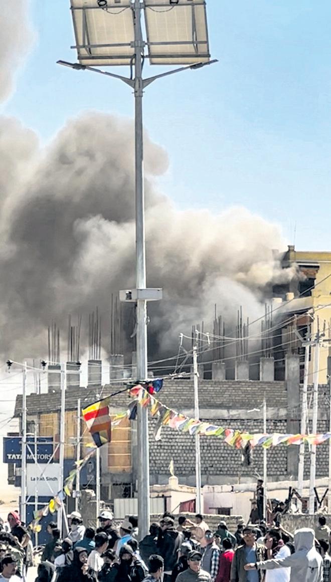 Ladakh burns for statehood; 4 dead