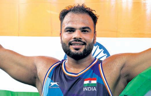 Sumit’s golden hat-trick