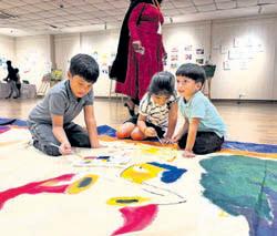 Kids express freedom at Unmukt art show
