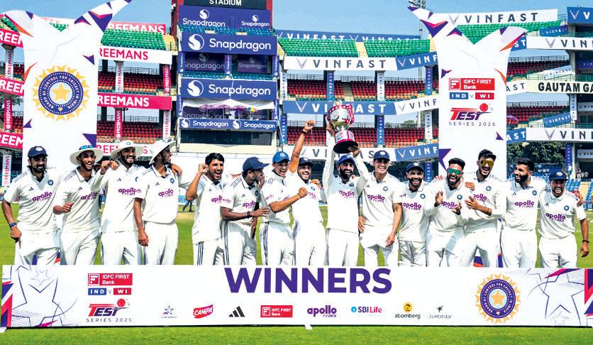 India sweep series against WI
