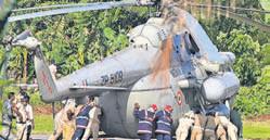 Sabarimala helipad sinks as Prez's helicopter lands