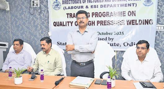 Workshop on safety, quality in high-pressure welding held