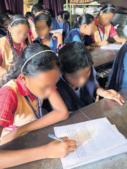 44 Loyola students became scribes for visually impaired