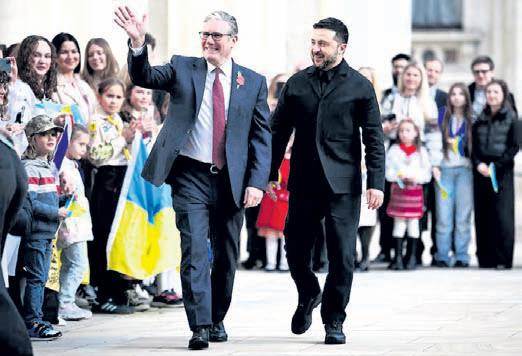 BRITAIN PUSHES ALLIES TO BOOST UKRAINE SUPPORT