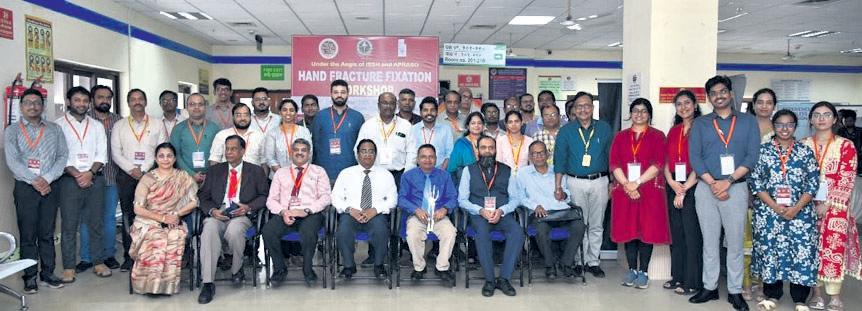City AIIMS hosts hand fracture fixation workshop
