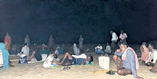 Villagers guard Baitarani riverbank all night to stop illegal sand mining