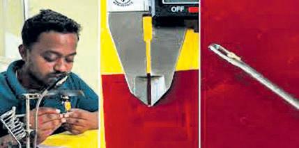 World record: Ganjam engineer crafts 1.1-mm wooden spoon