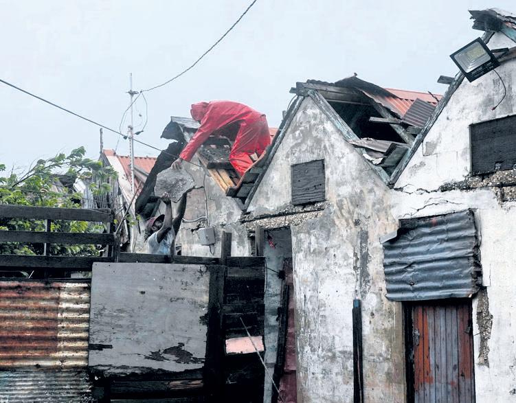 JAMAICA HIT BY 'STORM OF THE CENTURY'