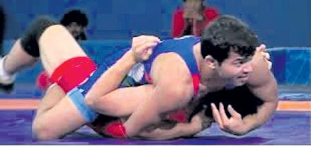 Jaiveer settles for silver in wrestling