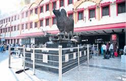 BEAUTIFICATION DRIVE Artworks made from scraps installed across Varanasi to enhance aesthetics