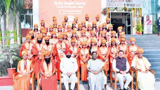 President lauds 64% female graduates at Patanjali varsity