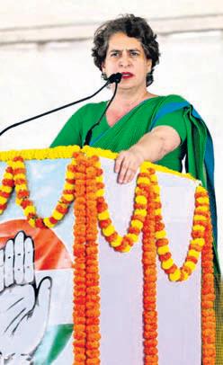 Cong fighting ‘Modi empire’ like Gandhi fought British: Priyanka