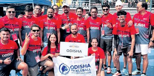 Odisha pickleball team in IPA Nationals 2025