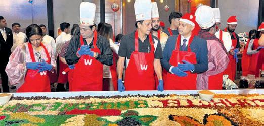 Welcome Hotel hosts cake mixing ceremony