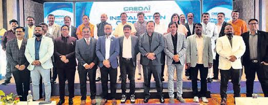 CREDAI Bhubaneswar Chapter inducts new leadership team
