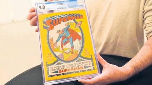 Rare Superman comic book fetches 9.12mn at Texas auction