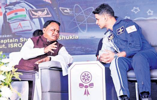 Sky was never the limit: Shukla inspires students