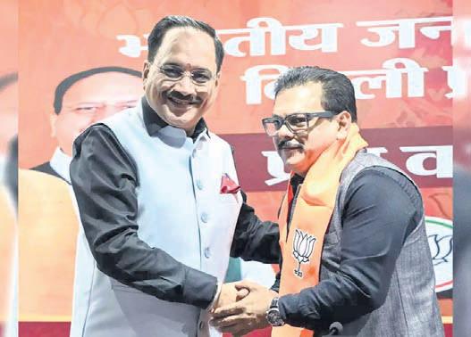 2-time ex-AAP MLA Rajesh Gupta joins BJP