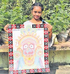 Unique Pattachitra brings Rourkela teen Asia Book of Records accolade