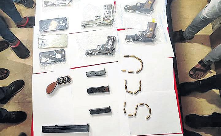 Arms racket busted: 2 held with 11 firearms