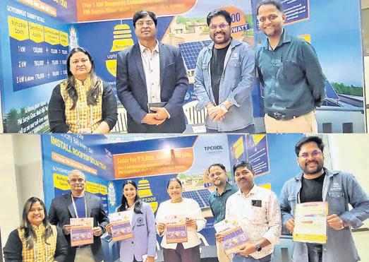 Olympians promote solar power at TPCODL's stall
