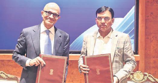 Labour Min inks initial pact with Microsoft