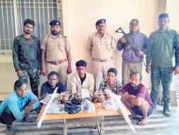 AI trail helps arrest 5 Similipal poachers