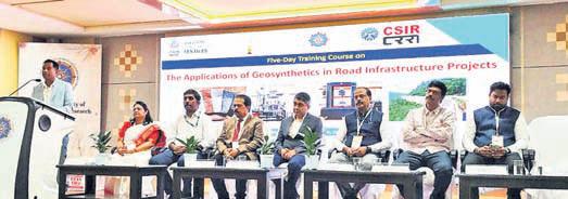 OUTR launches training on geosynthetics in road projects