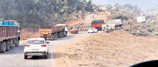 Traffic curbs imposed for NH-49 works