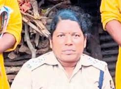 Bribery cuffs on woman IIC