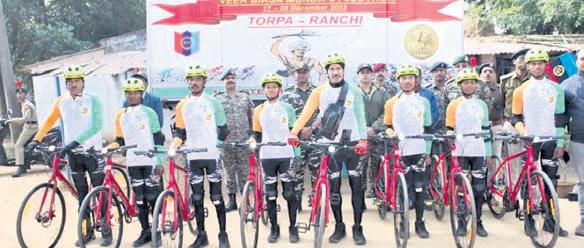 Veer Birsa Munda Cyclothon culminates in Ranchi