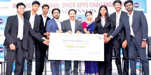Chennai students win NASA award