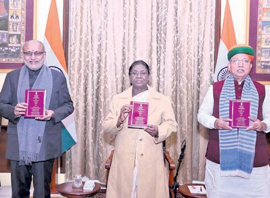 President Murmu releases Constitution in Santhali
