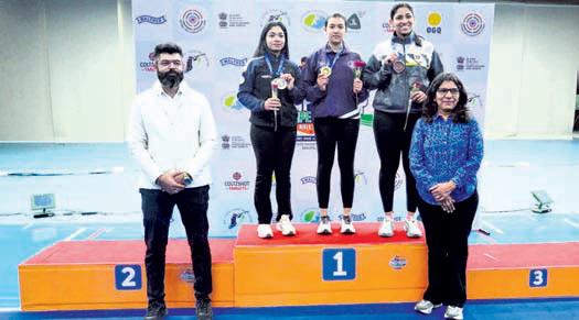 Tilottama wins 50m rifle 3P gold at shooting Nationals