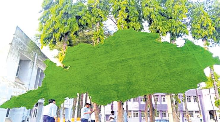 Scrap-made Odisha map earns place in India Book of Records