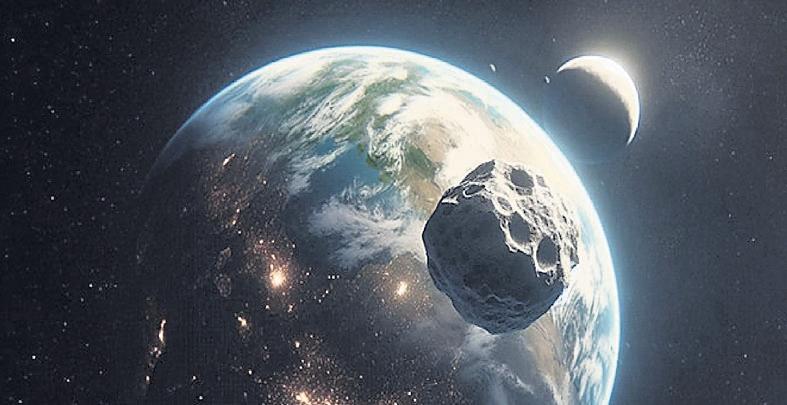 DEX detects interplanetary dust bombardment on earth