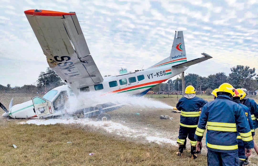 Aircraft crash-lands near Rourkela