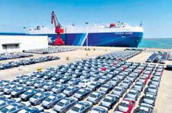 Robust demand lifts auto exports