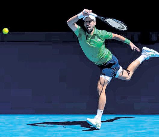 Djokovic rolls back years