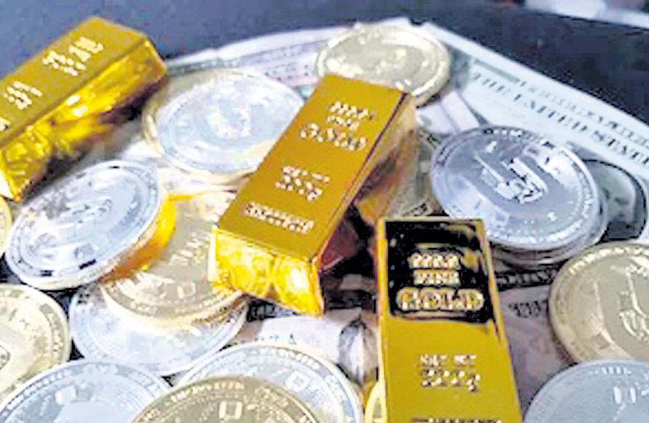 Bullions sink on profit-taking
