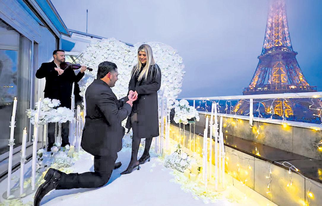 Romantic proposals a booming business in City of Love