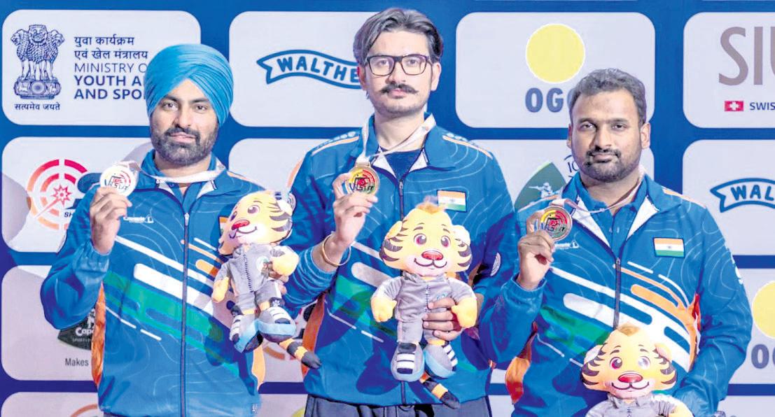 India dominates medal standings