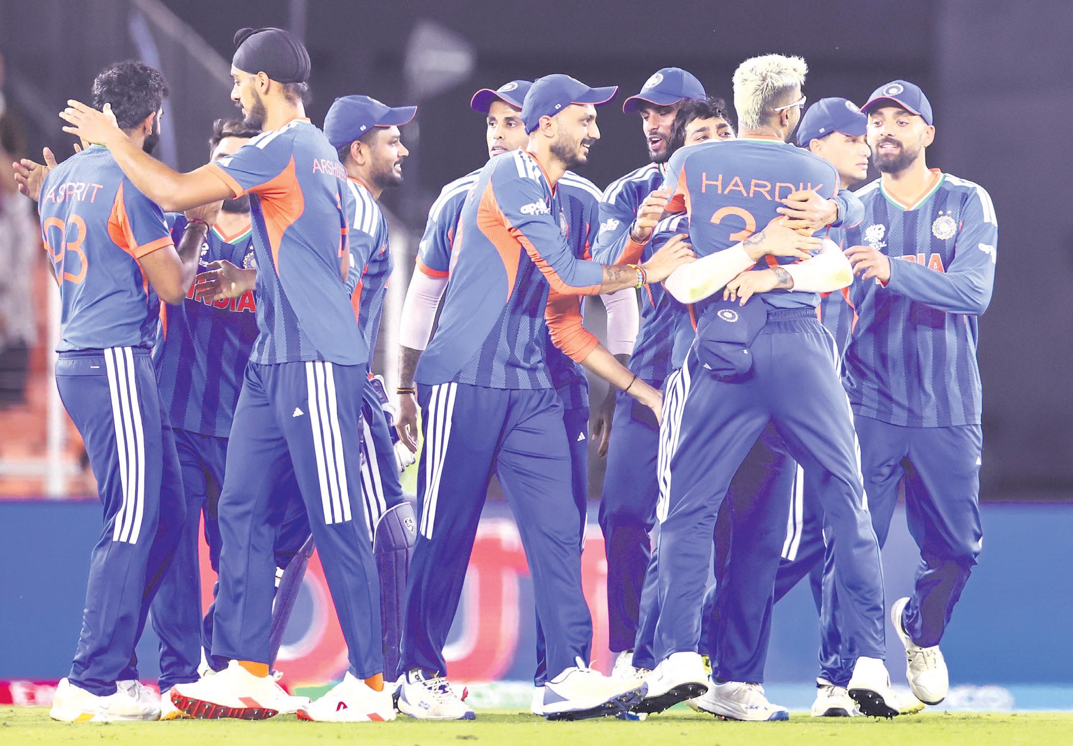 HAT-TRICK OF FIRSTS FOR MEN IN BLUE