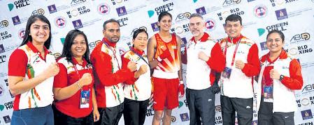 Meenakshi, Jaisime march into semifinals