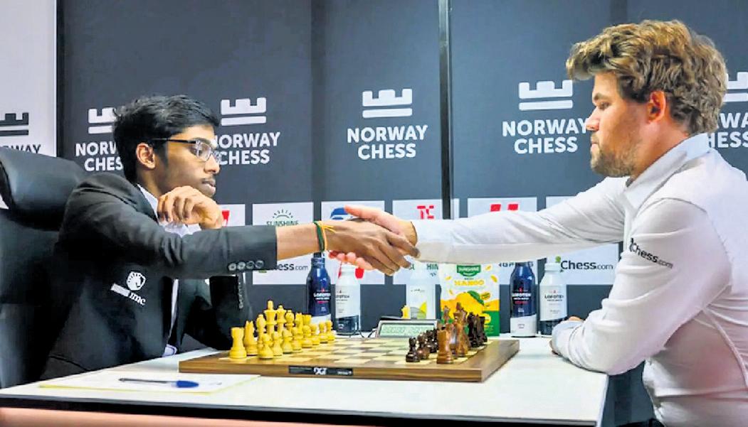 Pragg stuns world No 1 Carlsen