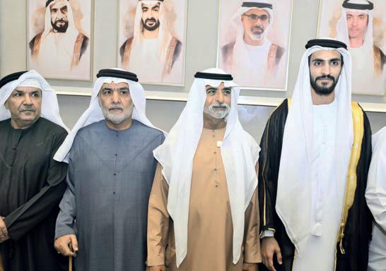نهيان بن مبارك يحضر أفراح الشامسي في العين