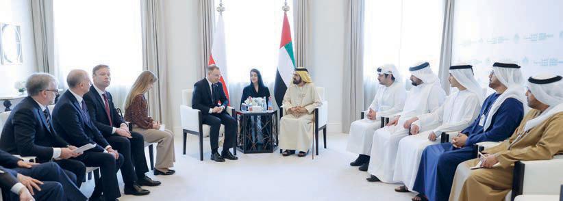 بحث مع رئيس بولندا تعزيز التعاون بين البلدين محمد بن راشد: حريصون على تعميم تجربتنا في تطوير العمل الحكومي